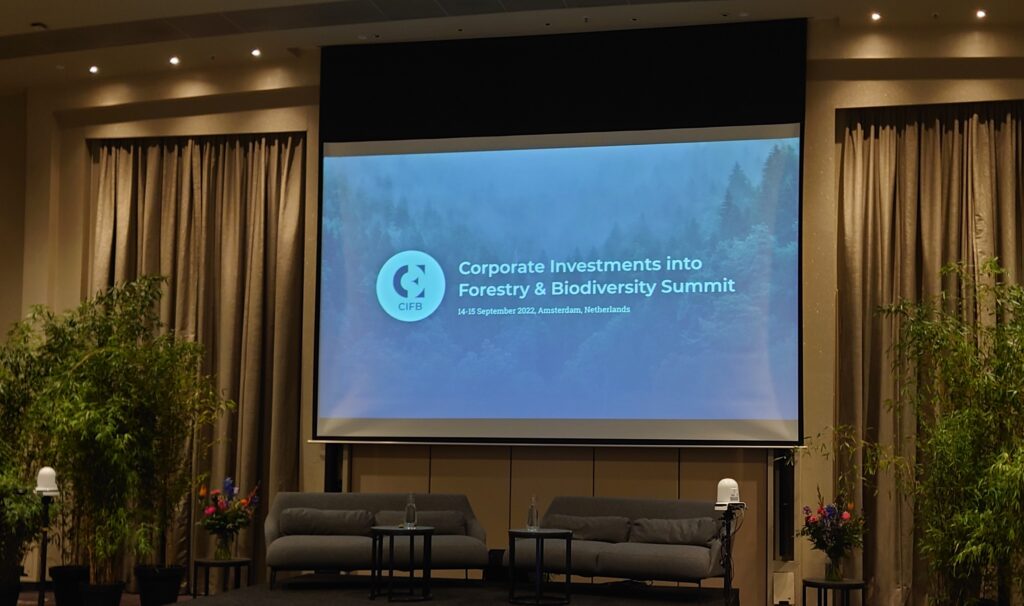 Indufor - Image - News - Corporate Investments into Forestry and Biodiversity Summit in Amsterdam, Netherlands
